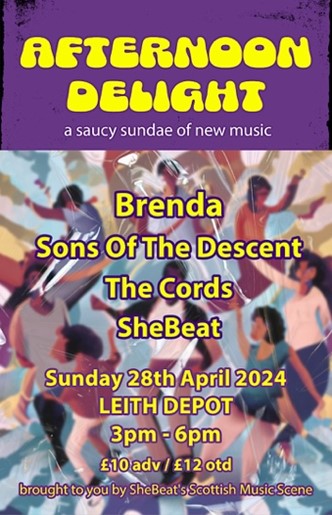 Brenda + Sons of The Decent + The Chords + SheBeat